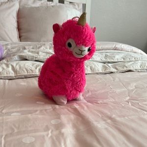 llama/unicorn stuffed animal